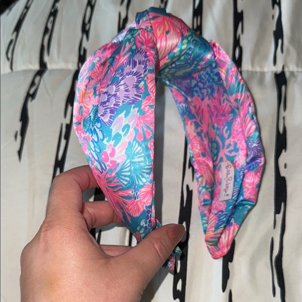 Lily Pulitzer Colorful Top Knot Floral Headband